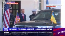 Volodymyr Zelensky accueilli par Donald Trump sur le perron de la Maison Blanche