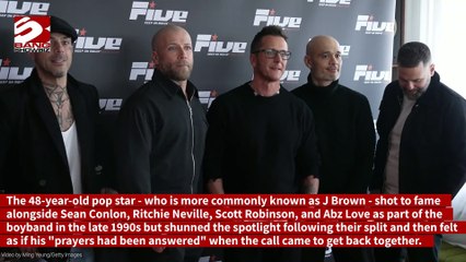 Five star J Brown admits he 'never thought' he would reunite with the band