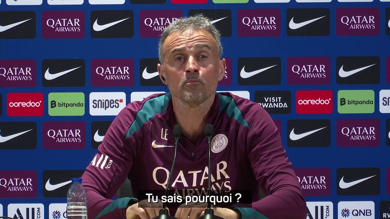 Luis Enrique sur l'arbitrage : "Si je me laissais aller à dire ce je ressens parfois..."