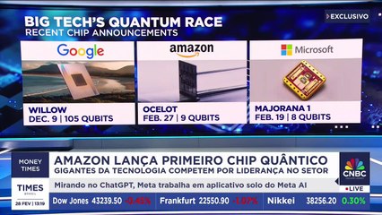 Amazon lança o chip quântico Ocelot em disputa acirrada com Google e Microsoft 🚀