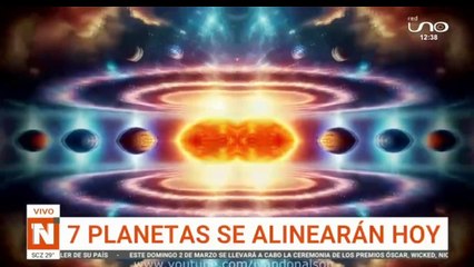 7 planetas se alinearan esta noche