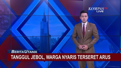 Tanggul Jebol, Warga Bandung Barat Nyaris Terseret Arus Banjir saat Dievakuasi