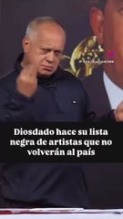 Estos son los artistas que están en la "lista negra" del gobierno venezolano