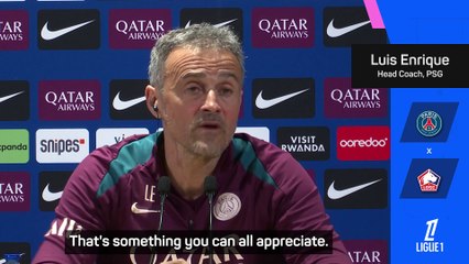 Enrique believes PSG and Liverpool are 'real' teams