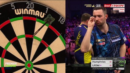 Le replay de Humphries - Littler - Fléchettes - Premier League à Exeter