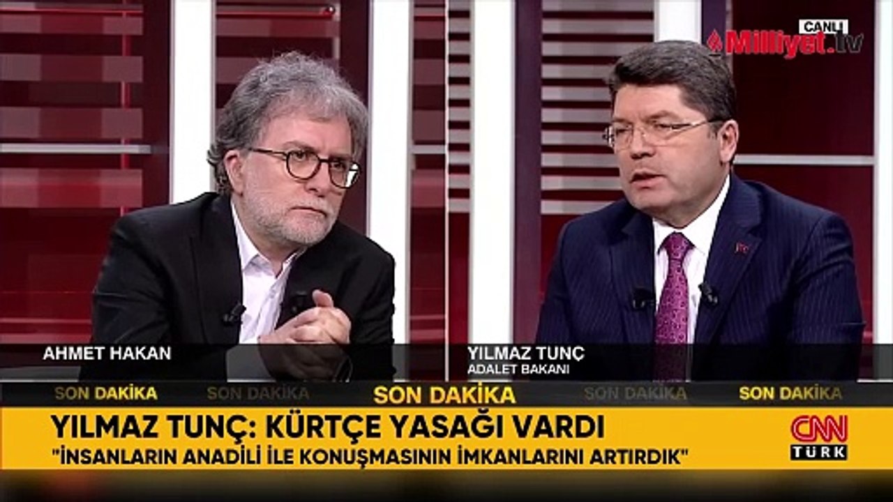 Son dakika: Adalet Bakanı Tunç'tan CNN Türk'te önemli açıklamalar