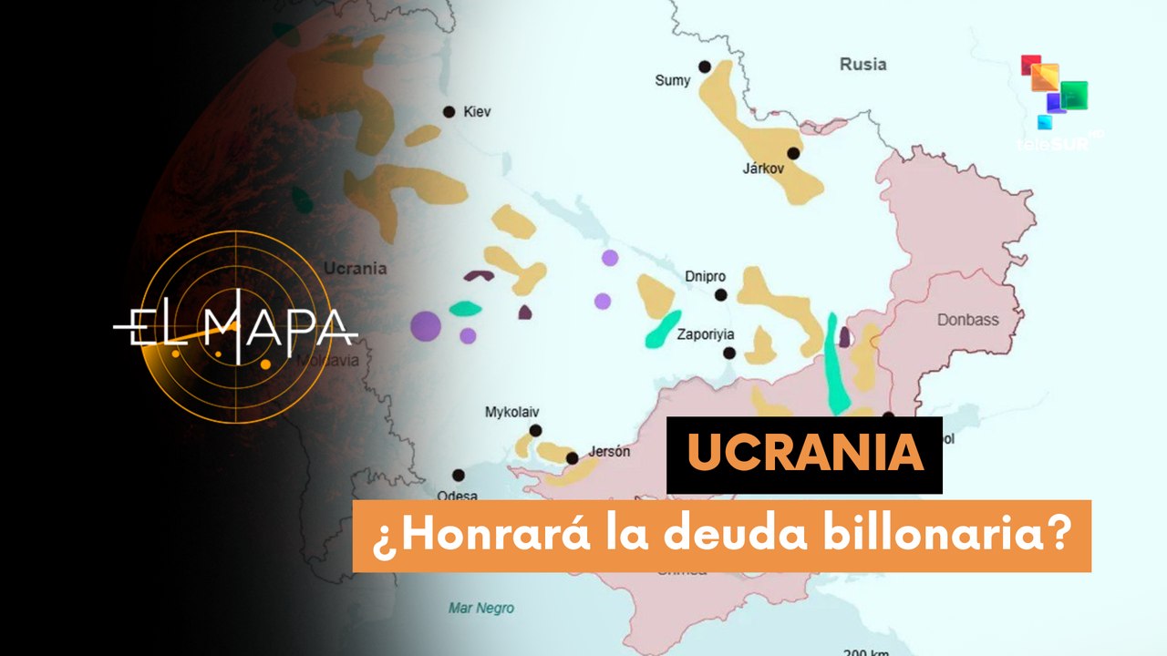 Mapa 28-02-25: Ucrania acuerdo con Estados Unidos