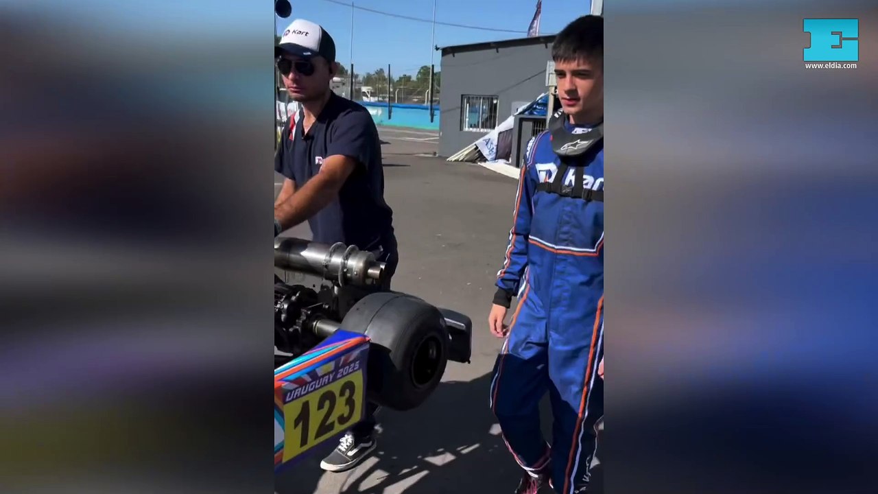 Fortunato Dago acelera en karting