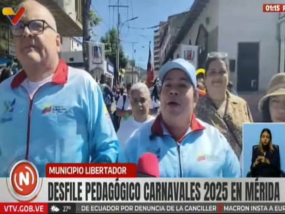 Mérida | Instituciones educativas realizaron el Desfile Pedagógico de Carnaval 2025