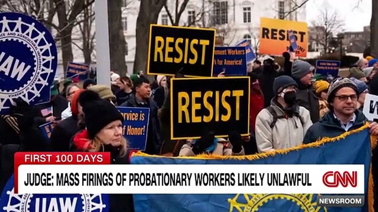 Judge halts mass firings of federal workers at some agencies