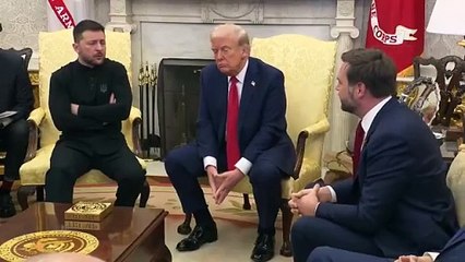 Trump levanta a voz, bate boca com Zelensky