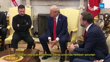 Beyaz Saray'daki görüşmede Trump'tan Zelenski'ye: "Şu anda iyi bir pozisyonda değilsiniz"