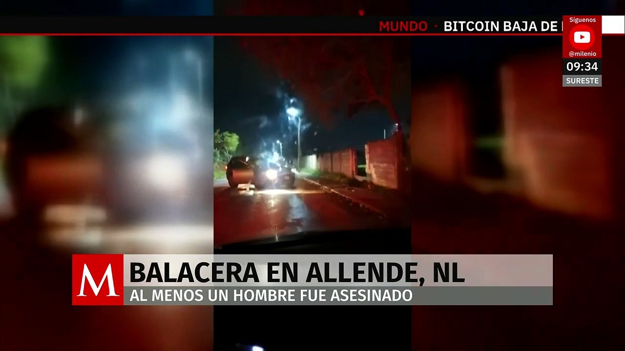 Persiguen y balean a un hombre en una camioneta en Allende, Nuevo León