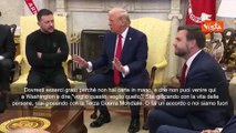 Trump duro con Zelensky: Ti metti in pessima posizione, giochi con III guerra mondiale