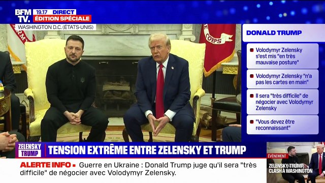 Ukraine/Russie: Je suis au milieu (...) je suis pour les deux, je veux qu'on trouve une solution , affirme Donald Trump