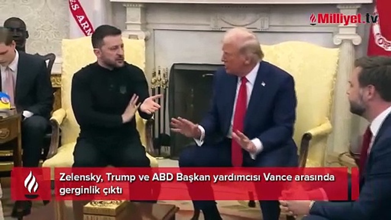 Trump - Zelenskiy görüşmesinde tansiyon yükseldi! 'Ülkemize saygısızlık ediyorsunuz'