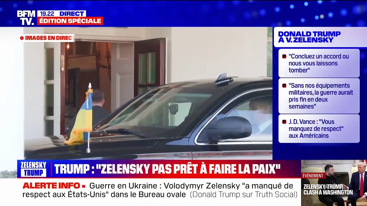 Guerre en Ukraine: Donald Trump affirme que "Volodymyr Zelensky n'est pas prêt à faire la paix"