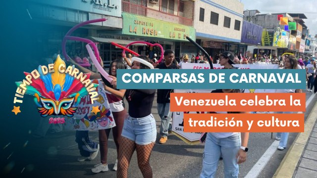 Caravanas de carnaval llenan las calles de Venezuela
