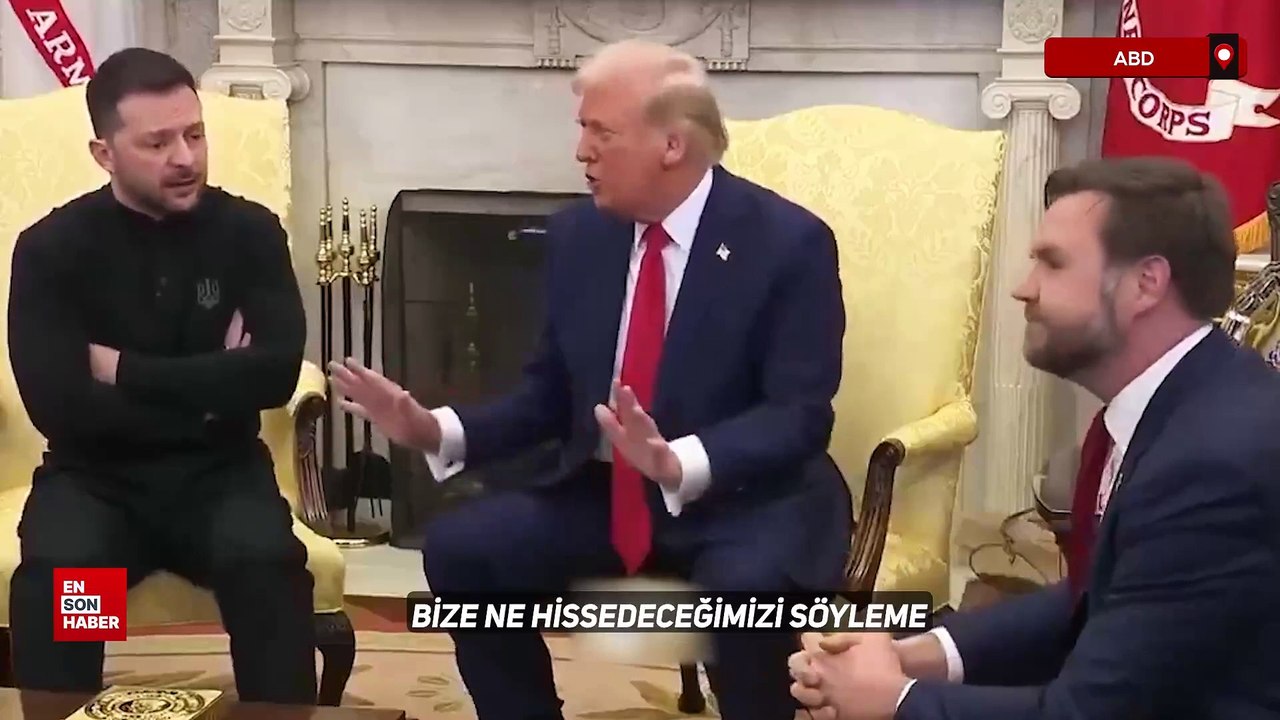 Zelensky ve Trump arasında gergin görüşme