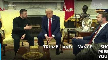 Trump and Vance Shout at Ukrainian President Zelenskyy for Not Saying 'Thank You' During Heated White House Meeting
