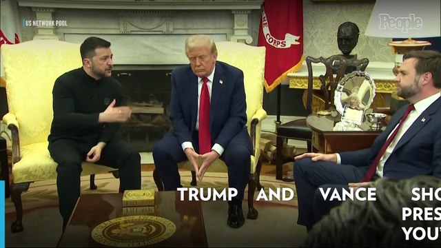Trump and Vance Shout at Ukrainian President Zelenskyy for Not Saying 'Thank You' During Heated White House Meeting