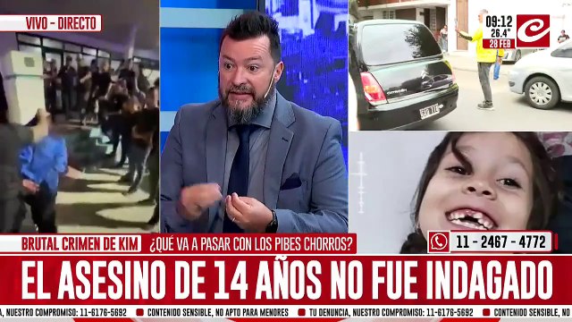 Asesinato de Kim: familiares y amigos marchan al juzhado de menores