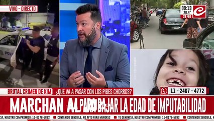 Crimen de Kim: familiares y amigos marchan al juzgado de menores