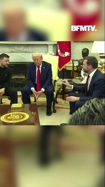 "Vous n'avez pas les cartes en main": l'échange tendu entre Donald Trump et Volodymyr Zelensky dans le bureau ovale