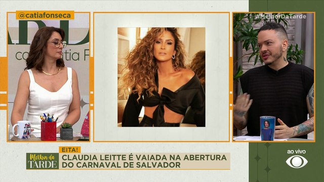Claudia Leitte é vaiada na abertura do Carnaval de Salvador | Melhor da Tarde