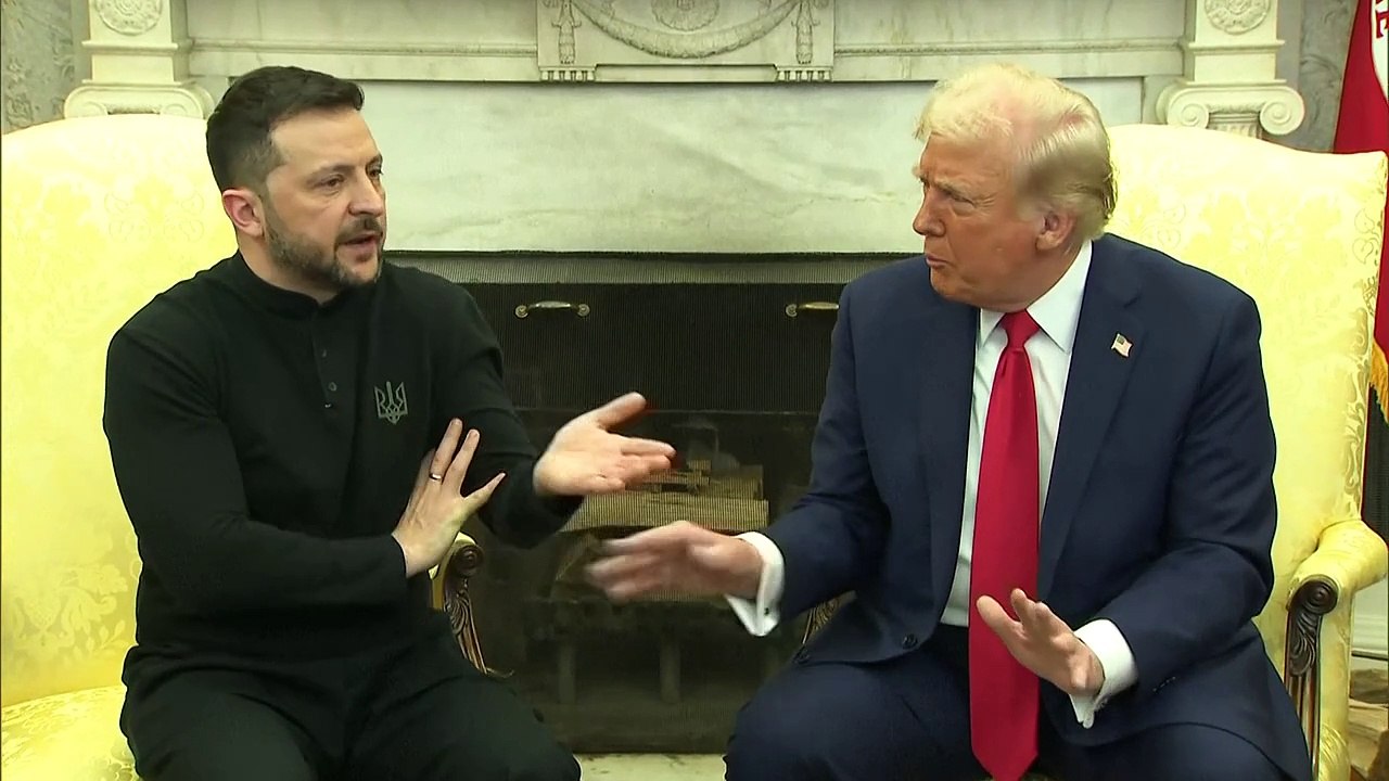 Trump und Selenkskyj: Lautstarker Streit im Oval Office