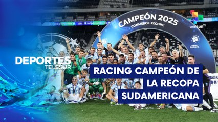 Racing Campeón de la Recopa Sudamericana