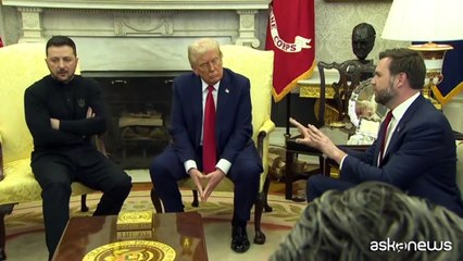 Urla alla Casa Bianca, Trump: Zelensky torni se pronto per la pace