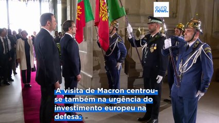 Relações com Washington no centro da visita de Estado de Macron a Portugal
