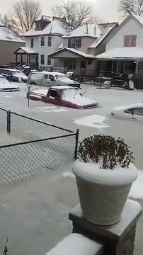 Température négative après la rupture d'une canalisation