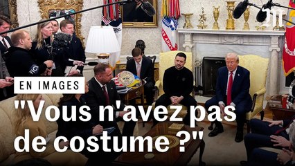 Zelensky critiqué par un journaliste car il "ne porte pas de costume"