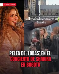 Concierto de Shakira en polémica, por pelea de fanáticas