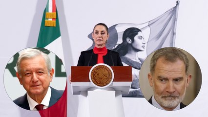 Claudia Sheinbaum denuncia campaña racista en España tras solicitud de AMLO de pedir perdón a México