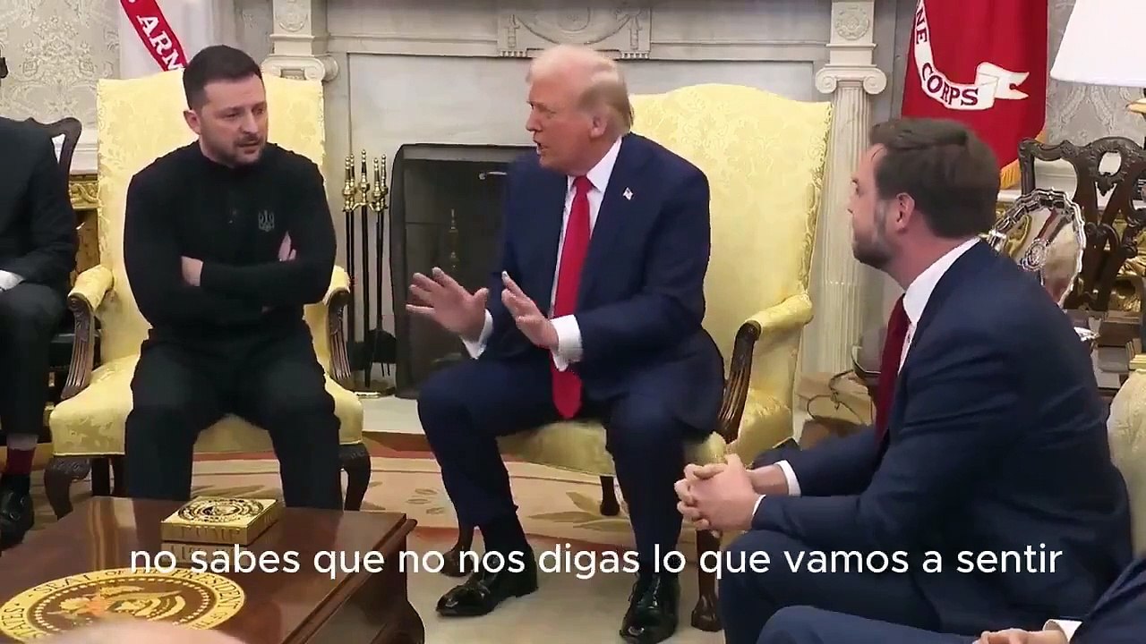 Zelenski se le plantó a Trump y se armó una fuerte discusión