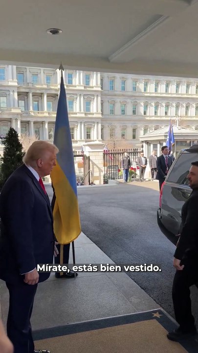 Donald Trump recibe a Volodímir Zelenski en la Casa Blanca