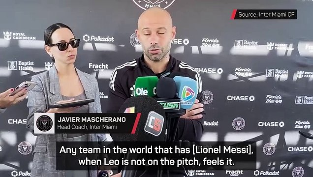 Mascherano says Miami must learn to cope without Messi