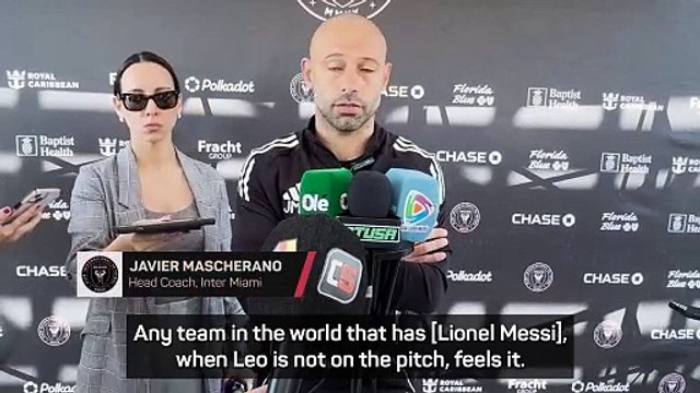 Mascherano says Miami must learn to cope without Messi