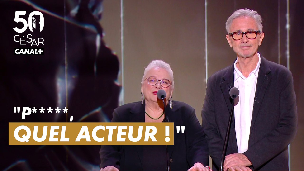 Josiane Balasko et Thierry Lhermitte rendent hommage à Michel Blanc aux César 2025
