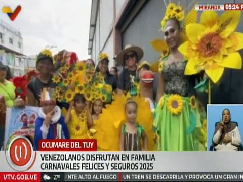 Centros educativos de Ocumare del Tuy realizan comparsas inspiradas en nuestra cultura y tradiciones