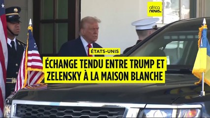 Échange tendu entre Trump et Zelensky à la Maison Blanche