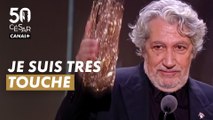 Alain Chabat qui perd son discours aux César 2025