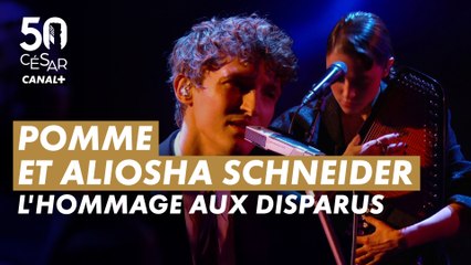 Pomme et Aliocha Schneider en Live pour Honorer les Disparus aux César 2025 🎬