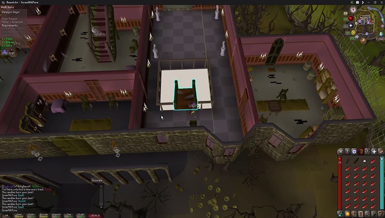 OSRS. Completing Vampire Slayer on my f2p atk pure