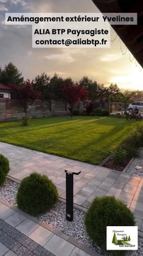 Aménagement extérieur ALIA BTP Paysagiste Yvelines #aménagementextérieur