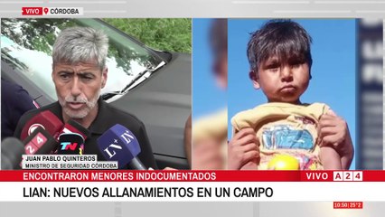 🔴 8 DÍAS SIN LIAN: Continúan los rastrillajes en Córdoba