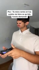 T'as pas fait ce que ta mère t'avais demandé 🤣